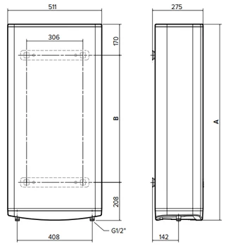 Водонагреватель электрический накопительный Ariston ABSE VLS LUX WIFI INOX PW 100 л Водонагреватель электрический накопительный Ariston ABSE VLS LUX WIFI INOX PW 100 л
