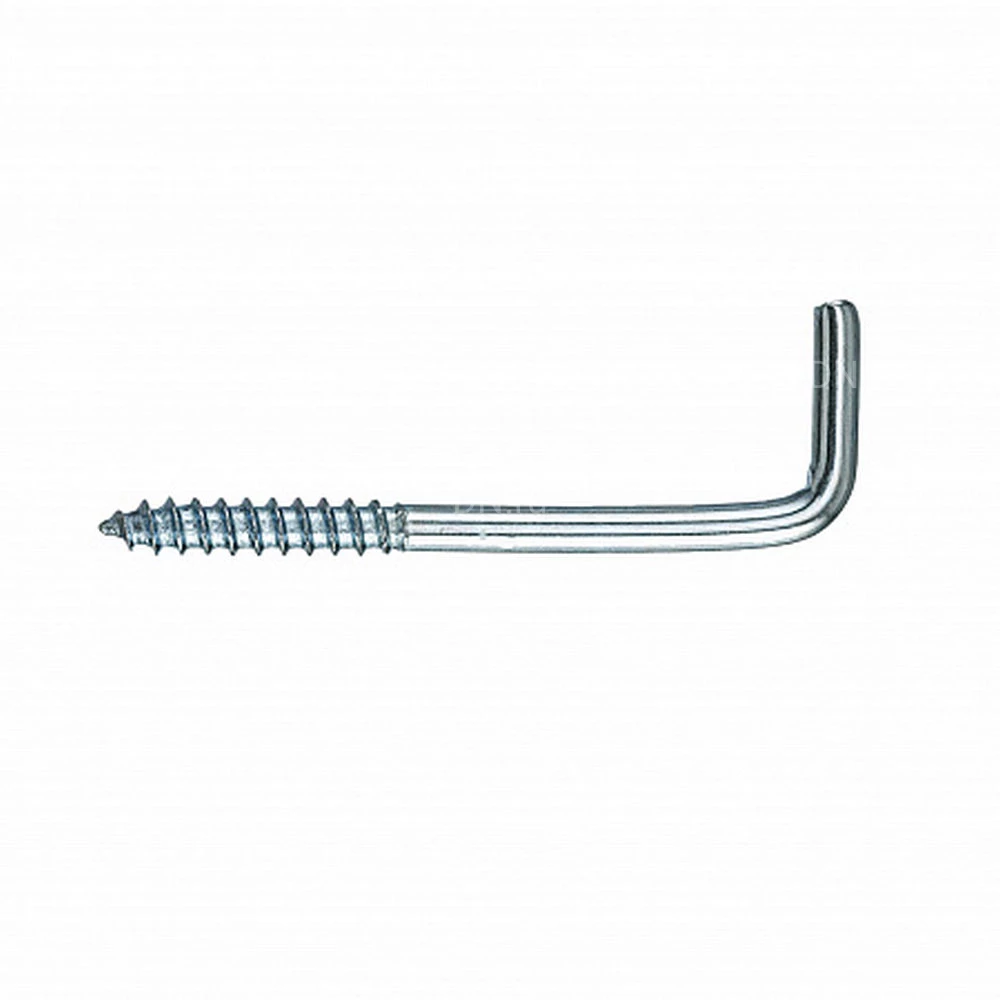 Шуруп-крючок Г-образный ZITAR 4х50мм 200шт, диаметр - 4мм, длина - 50мм, материал - углеродистая сталь, покрытие - цинк, упаковка - 200шт