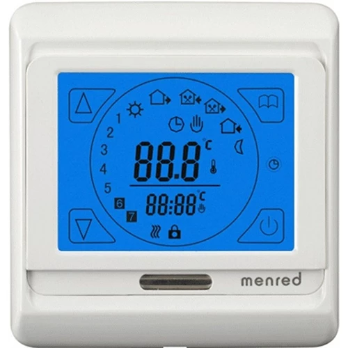 Терморегулятор программируемый Heatup E 91.716 с ЖК-экраном для систем обогрева