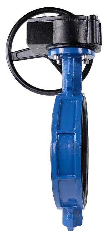 Затвор дисковый поворотный Tecofi VPI 4449-08 Ду250 Ру16 межфланцевый, корпус - ковкий чугун EN-GJS-500-7, диск - нержавеющая сталь CF8M, уплотнение - EPDM, с редуктором