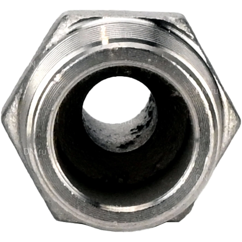 Штуцер елочка BF32-T-1/2-13 1/2″х13мм Ду15 Ру16 шланговый, корпус - нержавеющая сталь AISI 316 (CF8M), присоединение - наружная резьба/штуцер