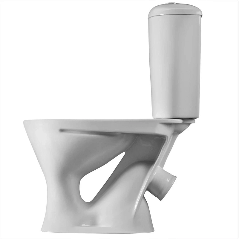 Унитаз-компакт Santeri Версия белый (арматура и сиденье, косой выпуск)